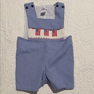 Blue & white kids outfit